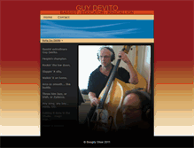 Tablet Screenshot of guydevito.com